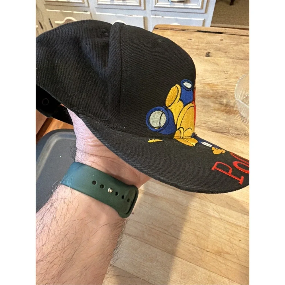 VTG Winnie the Pooh Hat Disney Goofy's Hat Co Adjustable Embroidered Cap Adult